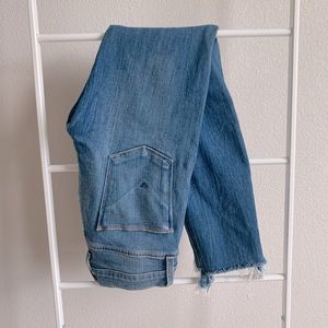 Hudson Jeans | Light Wash Ankle Crop Raw Hem, Size 27